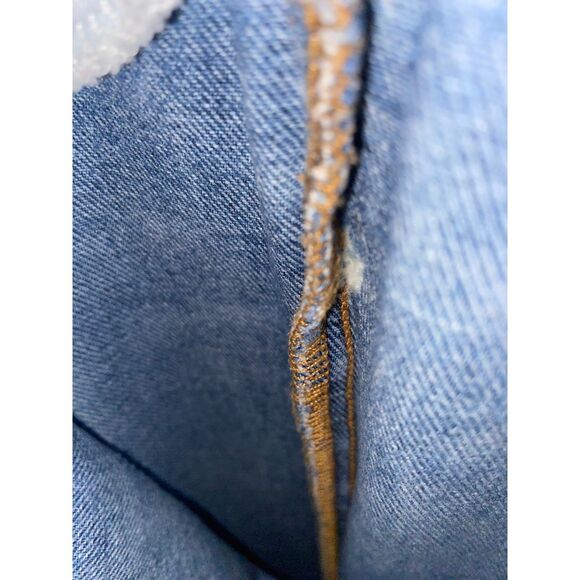 Vtg Bongo Original Slim High‎ Rise Distressed Jeans 90s sz 5 SEE DESCRIPTION - Picture 10 of 14